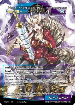 Sylthmir's Mastermind, Noihs // Noihs, Oppressing Demonic Songstress