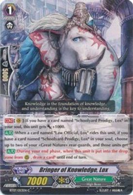 Bringer of Knowledge, Lox