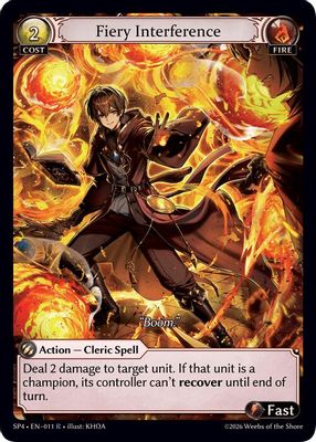Fiery Interference