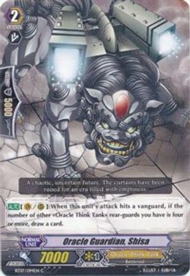 Oracle Guardian, Shisa