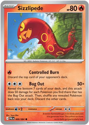 Sizzlipede card