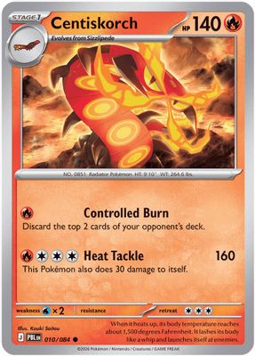 Centiskorch card