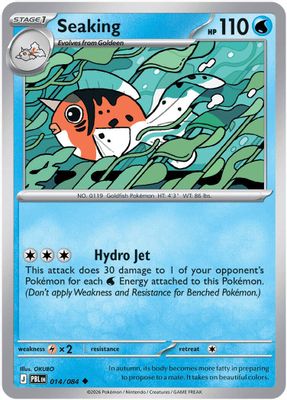Seaking card