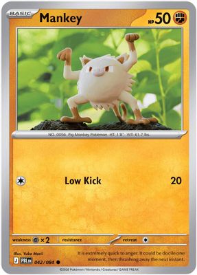 Mankey card
