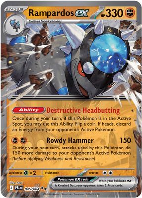 Rampardos ex card