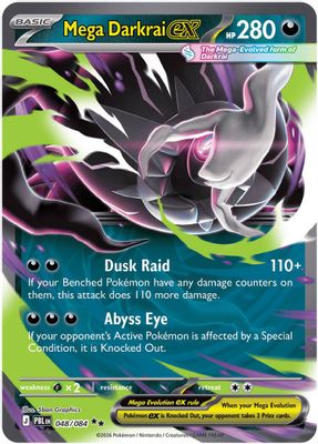 Mega Darkrai ex card