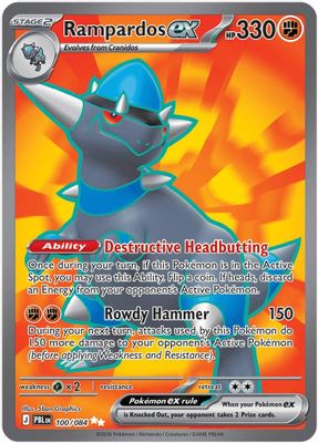 Rampardos ex card