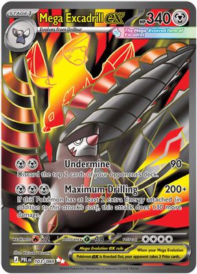 Mega Excadrill ex card