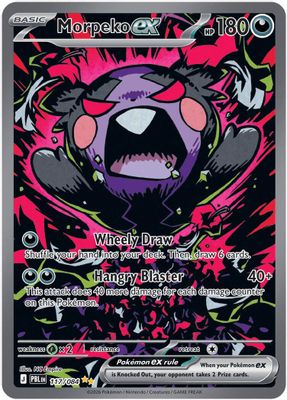 Morpeko ex Special Illustration Rare, Pitch Black