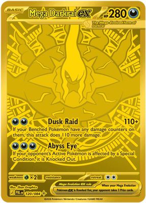 Mega Darkrai ex Mega Hyper Rare, Pitch Black