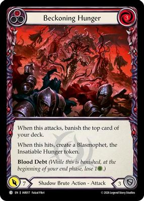 Beckoning Hunger (Red)
