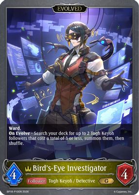 Bird's-Eye Investigator (Evolved) - P10EN (Foil)