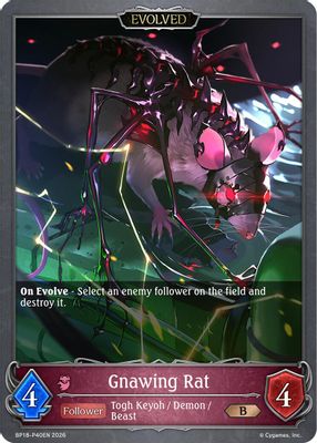 Gnawing Rat (Evolved) - P40EN (Foil)
