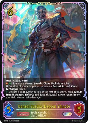 Bansai Suzuki, Deacon Shinobi (SL)