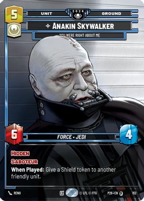 Anakin Skywalker - You Were Right About Me (Prize Wall)