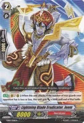Lightning Blade Eradicator, Jeem