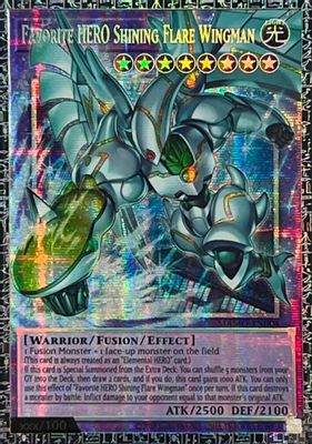 Favorite HERO Shining Flare Wingman (GMR) card