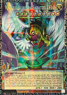 Winged Kuriboh Sabatiel LV10 (GMR) card