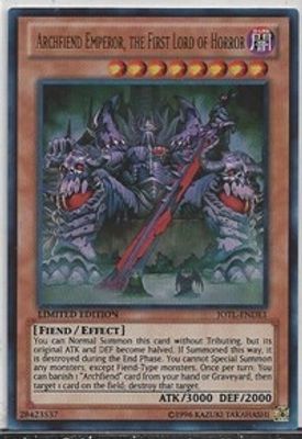 Archfiend Emperor, the First Lord of Horror