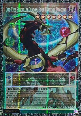 Odd-Eyes Pendulum Dragon, Four Heavenly Dragons (GMR) card