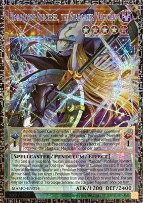 Horoscope Sorcerer, the Stargazer Magician (GMR) card