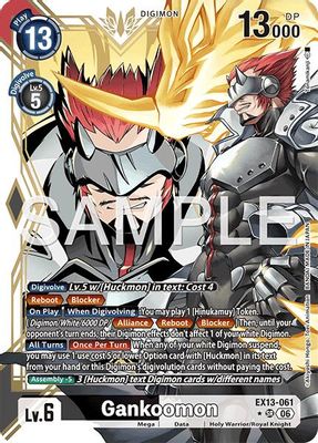 Gankoomon (Alternate Art) card