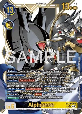 Alphamon (Alternate Art) card