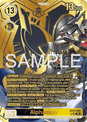 Alphamon (Rare Pull) card