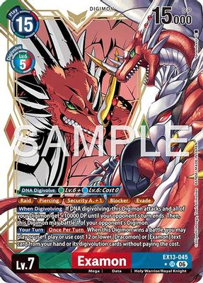 Examon (Alternate Art) card