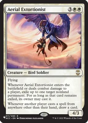 Aerial Extortionist card
