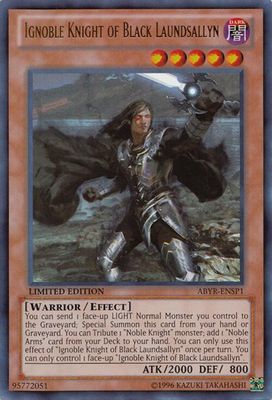 Ignoble Knight of Black Laundsallyn (ABYR-ENSP1)