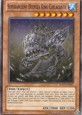 Superancient Deepsea King Coelacanth (Starfoil)