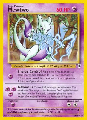 Mewtwo -- Legendary Collection Pokemon card