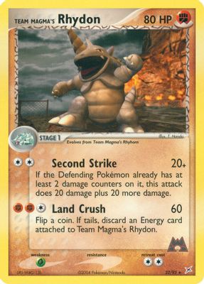 Team Magma's Rhydon - 22/95