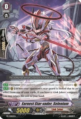 Earnest Star-vader, Selenium