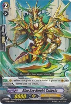 Blue Axe Knight, Taliesin