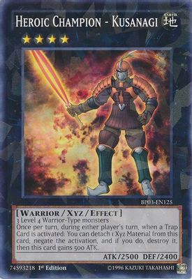 Heroic Champion - Kusanagi (Shatterfoil)