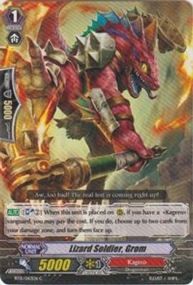Lizard Soldier, Grom