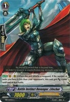 Battle Instinct Revenger, Lifecher