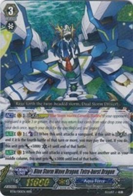 Blue Storm Wave Dragon, Tetra-burst Dragon
