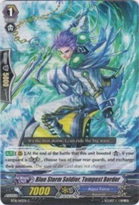 Blue Storm Soldier, Tempest Border