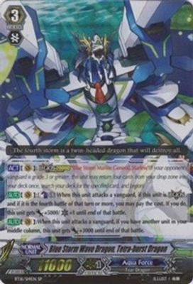 Blue Storm Wave Dragon, Tetra-burst Dragon (SP)