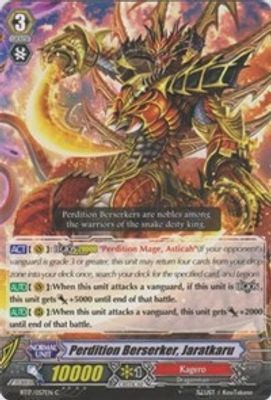 Perdition Berserker, Jaratkaru