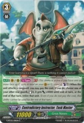 Contradictory Instructor, Tusk Master