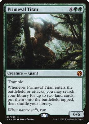 Primeval Titan - Iconic Masters - magic