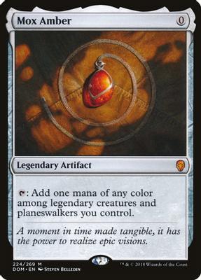 Mox Amber - Dominaria - magic