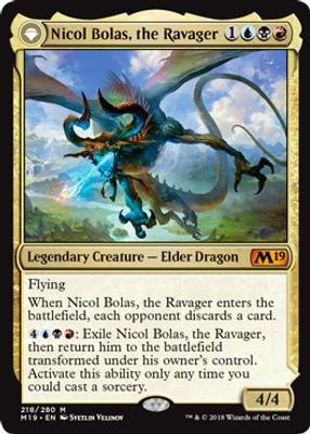 Nicol Bolas, the Ravager - Core Set 2019 - magic