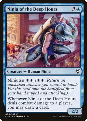 Ninja of the Deep Hours - Commander 2018 - magic