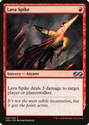 Lava Spike - Ultimate Masters - magic