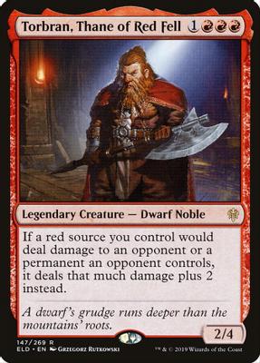 Torbran, Thane of Red Fell - Throne of Eldraine - magic